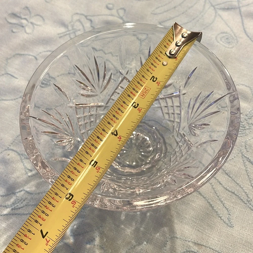 Elegant Marquis by Waterford Crystal Cut Glass Bowl 6” , stamped